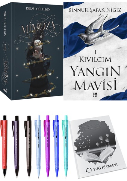 Yangın Mavisi 1 Kıvılcım Binnur Şafak Nigiz ve Mimoza Işılsu Gültekin 2li Set
