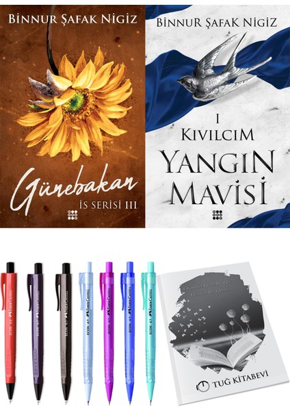 Yangın Mavisi 1 Kıvılcım Binnur Şafak Nigiz ve Dokuz Yayınları Is Serisi 3 Günebakan Binnur Şafak Nigiz