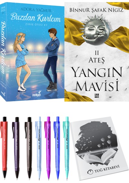 Yangın Mavisi 2 Ateş Binnur Şafak Nigiz ve Buzdan Kıvılcım Adora Yağmur 2li Set