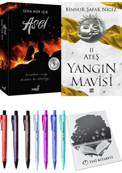 Yangın Mavisi 2 Ateş Binnur Şafak Nigiz ve Asel Sena Nur Işık 2li Set