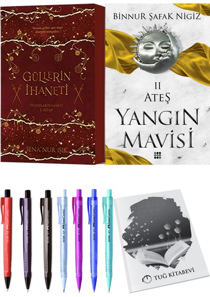 Yangın Mavisi 2 Ateş Binnur Şafak Nigiz ve Güllerin Ihaneti 2 Sena Nur Işık 2li Set