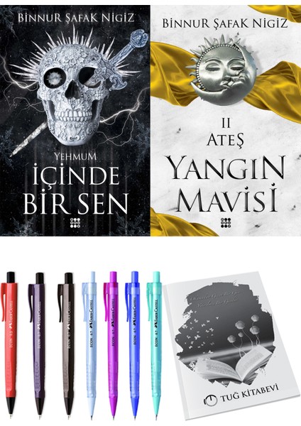 Yangın Mavisi 2 Ateş Binnur Şafak Nigiz ve Dokuz Yayınları Içinde Bir Sen 3 Yehmum Binnur Şafak Nigiz