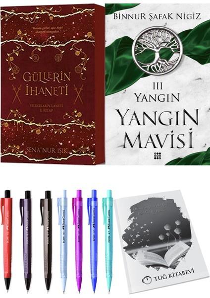 Yangın Mavisi 3 Yangın Binnur Şafak Nigiz ve Güllerin Ihaneti 2 Sena Nur Işık 2li Set