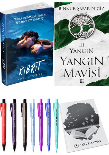 Yangın Mavisi 3 Yangın Binnur Şafak Nigiz ve Ephesus Yayınları Kibrit Cemal Latifoğlu 2li Set