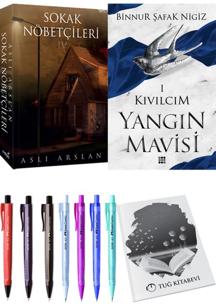 Yangın Mavisi 1 Kıvılcım Binnur Şafak Nigiz ve Sokak Nöbetçileri 4 Aslı Arslan 2li Set
