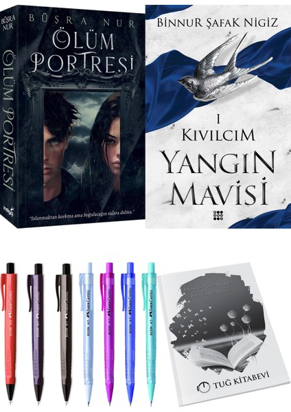 Yangın Mavisi 1 Kıvılcım Binnur Şafak Nigiz ve Ölüm Portresi Büşra Nur 2li Set