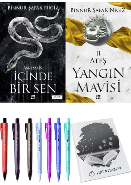 Yangın Mavisi 2 Ateş Binnur Şafak Nigiz ve Dokuz Yayınları Içinde Bir Sen 2 Asreman Binnur Şafak Nigiz