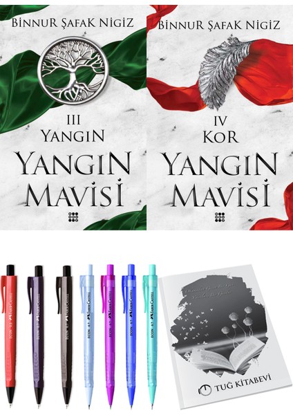 Yangın Mavisi 4 Kor Binnur Şafak Nigiz ve Dokuz Yayınları Yangın Mavisi 3 Yangın Binnur Şafak Nigiz