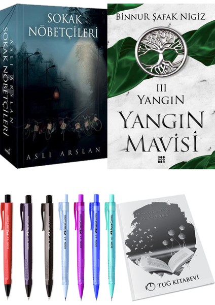 Yangın Mavisi 3 Yangın Binnur Şafak Nigiz ve Sokak Nöbetçileri 2 Aslı Arslan 2li Set