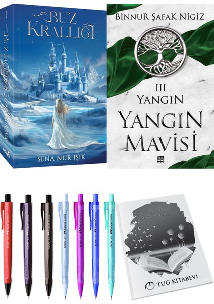 Yangın Mavisi 3 Yangın Binnur Şafak Nigiz ve Buz Krallığı Sena Nur Işık 2li Set