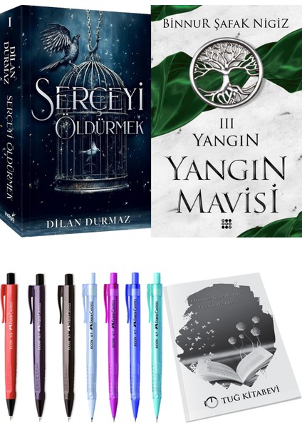 Yangın Mavisi 3 Yangın Binnur Şafak Nigiz ve Serçeyi Öldürmek Dilan Durmaz 2li Set