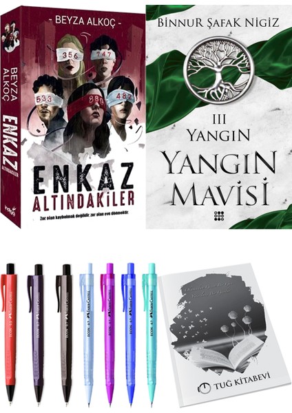 Yangın Mavisi 3 Yangın Binnur Şafak Nigiz ve Enkaz Altındakiler 1 Beyza Alkoç 2li Set