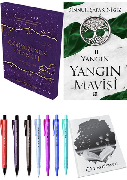Yangın Mavisi 3 Yangın Binnur Şafak Nigiz ve Gökyüzünün Cenneti 4 Sena Nur Işık 2li Set