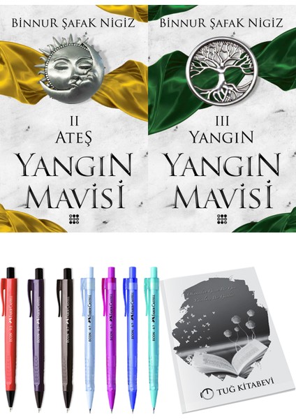 Yangın Mavisi 3 Yangın Binnur Şafak Nigiz ve Dokuz Yayınları Yangın Mavisi 2 Ateş Binnur Şafak Nigiz