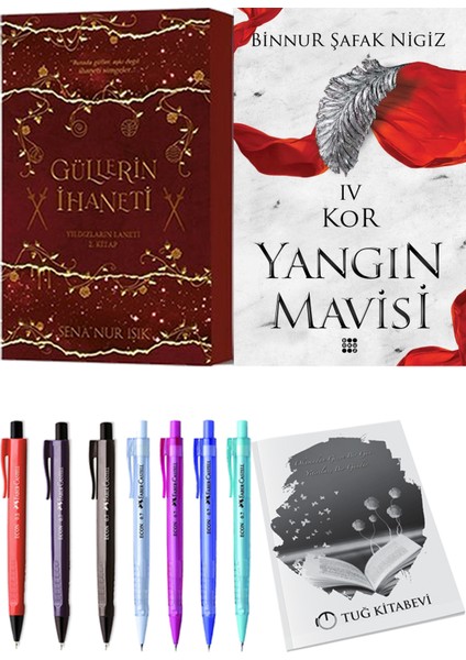 Yangın Mavisi 4 Kor Binnur Şafak Nigiz ve Güllerin Ihaneti 2 Sena Nur Işık 2li Set