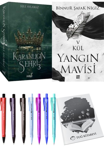 Yangın Mavisi 5 Kül Binnur Şafak Nigiz ve Karanlığın Şehri 3 Şule Avlamaz 2li Set