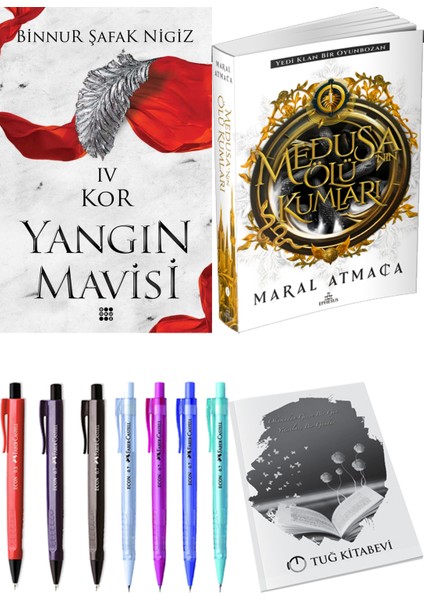 Medusanın Ölü Kumları 1 Maral Atmaca ve Dokuz Yayınları Yangın Mavisi 4 Kor Binnur Şafak Nigiz