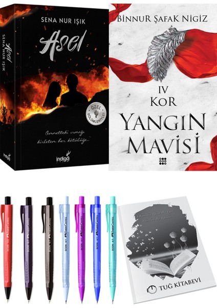Yangın Mavisi 4 Kor Binnur Şafak Nigiz ve Asel Sena Nur Işık 2li Set