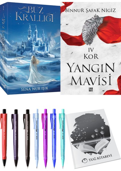 Yangın Mavisi 4 Kor Binnur Şafak Nigiz ve Buz Krallığı Sena Nur Işık 2li Set