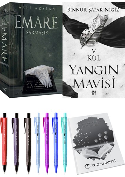 Yangın Mavisi 5 Kül Binnur Şafak Nigiz ve Emare Sarmaşık Aslı Arslan 2li Set