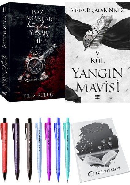 Yangın Mavisi 5 Kül Binnur Şafak Nigiz ve Bazı Insanlar Böyle Yaşar 2 Filiz Puluç 2li Set