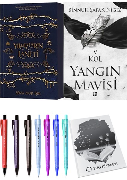 Yangın Mavisi 5 Kül Binnur Şafak Nigiz ve Yıldızların Laneti 1 Sena Nur Işık 2li Set
