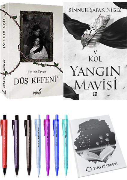 Yangın Mavisi 5 Kül Binnur Şafak Nigiz ve Düş Kefeni 2 Emine Tavuz 2li Set