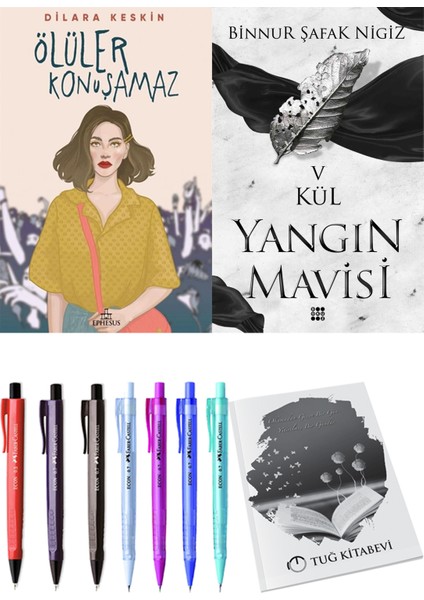 Yangın Mavisi 5 Kül Binnur Şafak Nigiz ve Ephesus Yayınları Ölüler Konuşamaz Dilara Keskin 2li Set