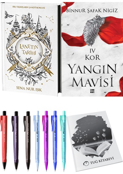 Yangın Mavisi 4 Kor Binnur Şafak Nigiz ve Lanetin Tarihi Sena Nur Işık 2li Set