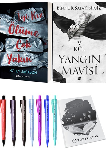 Yangın Mavisi 5 Kül Binnur Şafak Nigiz ve Epsilon Yayınevi Iyi Kız Ölüme Çok Yakın Holly Jackson 2li Set