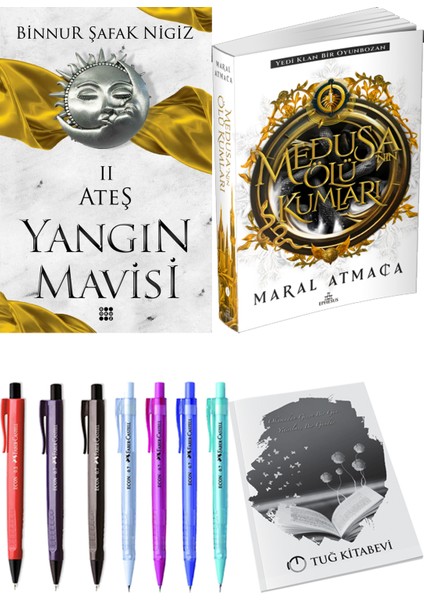 Medusanın Ölü Kumları 1 Maral Atmaca ve Dokuz Yayınları Yangın Mavisi 2 Ateş Binnur Şafak Nigiz
