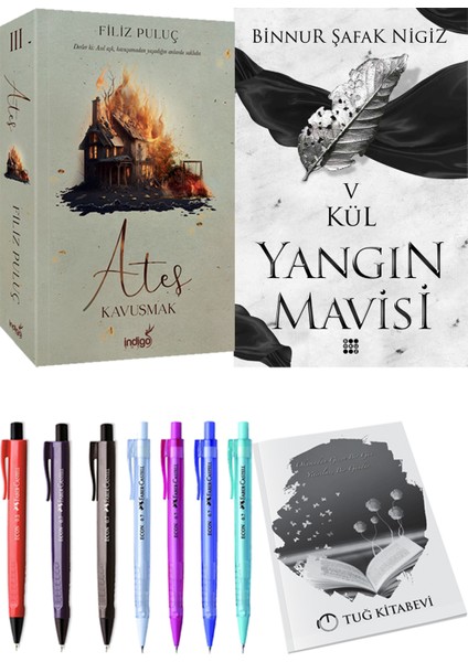 Yangın Mavisi 5 Kül Binnur Şafak Nigiz ve Ateş Kavuşmak 3 Filiz Puluç 2li Set