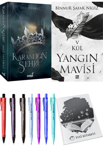 Yangın Mavisi 5 Kül Binnur Şafak Nigiz ve Karanlığın Şehri 1 Şule Avlamaz 2li Set