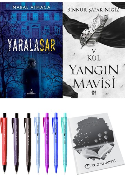 Yangın Mavisi 5 Kül Binnur Şafak Nigiz ve Ephesus Yayınları Yaralasar 1 Maral Atmaca 2li Set