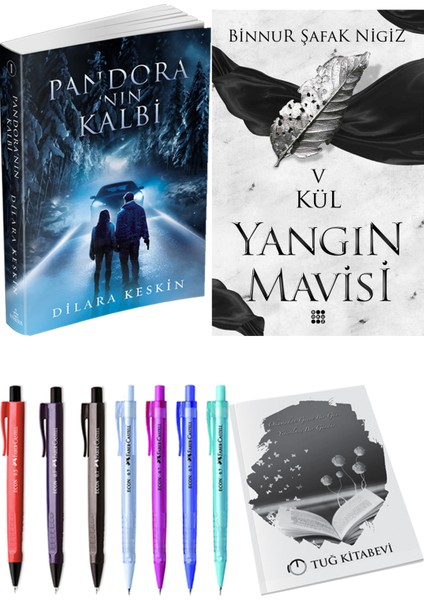 Yangın Mavisi 5 Kül Binnur Şafak Nigiz ve Ephesus Yayınları Pandora'nın Kalbi 1 Dilara Keskin 2li Set