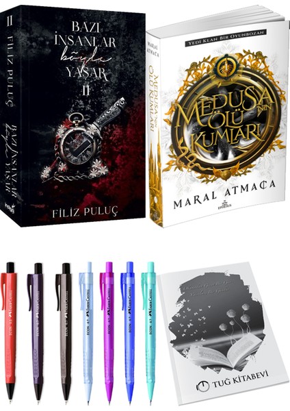 Medusanın Ölü Kumları 1 Maral Atmaca ve Bazı Insanlar Böyle Yaşar 2 Filiz Puluç 2li Set