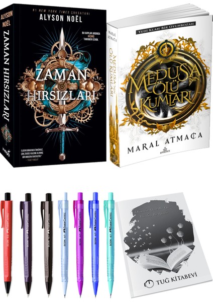 Medusanın Ölü Kumları 1 Maral Atmaca ve Zaman Hırsızları Alyson Noel 2li Set