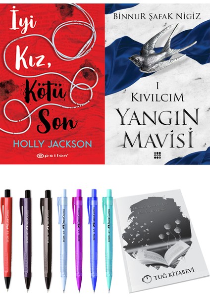 Yangın Mavisi 1 Kıvılcım Binnur Şafak Nigiz ve Epsilon Yayınevi Iyi Kız Kötü Son Holly Jackson 2li Set