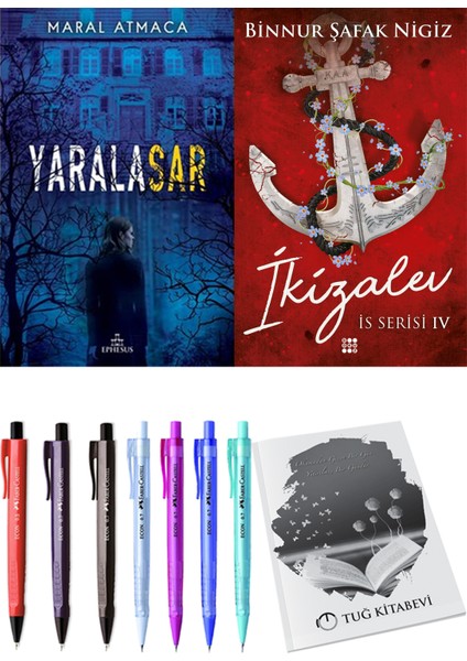 Is Serisi 4 Ikizalev Binnur Şafak Nigiz ve Ephesus Yayınları Yaralasar 1 Maral Atmaca 2li Set