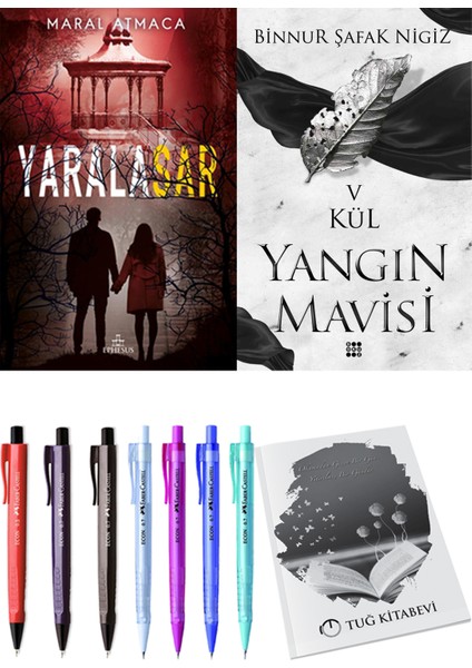 Yangın Mavisi 5 Kül Binnur Şafak Nigiz ve Ephesus Yayınları Yaralasar 4 Maral Atmaca 2li Set