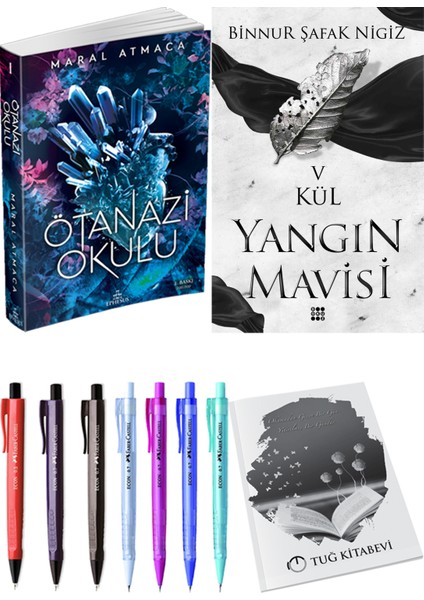 Yangın Mavisi 5 Kül Binnur Şafak Nigiz ve Ephesus Yayınları Ötanazi Okulu 1 Maral Atmaca 2li Set