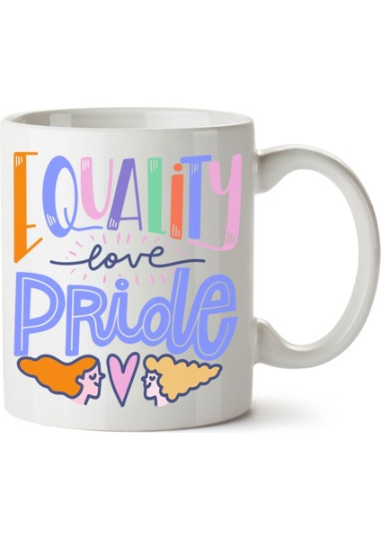 Çakılap (Pride) Baskılı Porselen Kupa Bardak