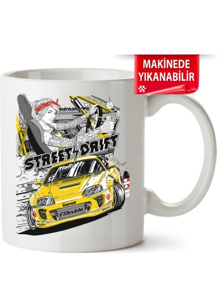 Çakılap Toyota Supra Baskıpı Porselen Kupa Bardak