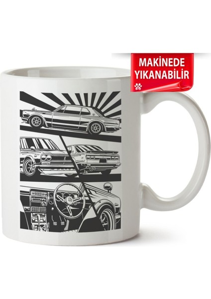 Çakılap Jdm Baskıpı Porselen Kupa Bardak