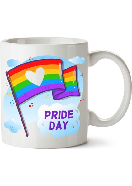 Çakılap (Pride) Baskılı Porselen Kupa Bardak