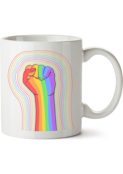 Çakılap (Pride) Baskılı Porselen Kupa Bardak