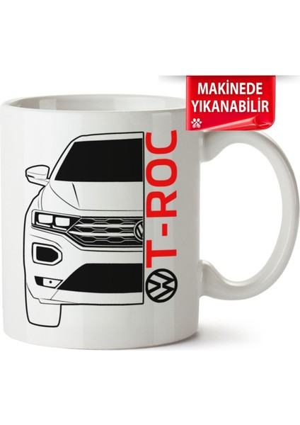 Çakılap Vw Troc Baskıpı Porselen Kupa Bardak
