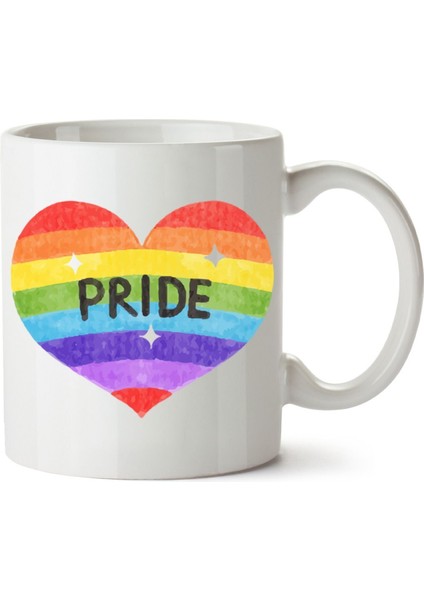Çakılap (Pride) Baskılı Porselen Kupa Bardak