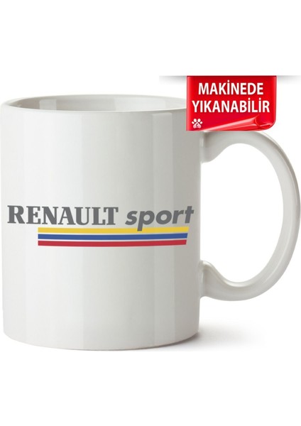 Çakılap Renault Sport Logo Baskıpı Porselen Kupa Bardak