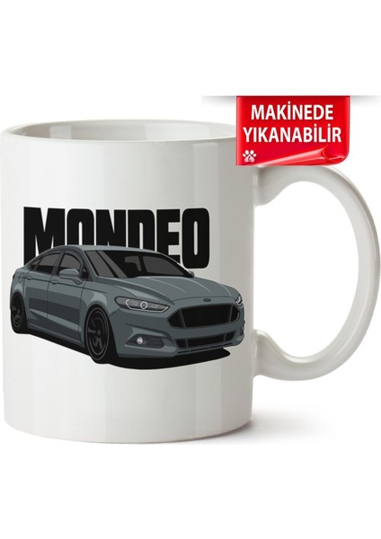 Çakılap Forda Mondeo Mk5 Baskılı Porselen Kupa Bardak